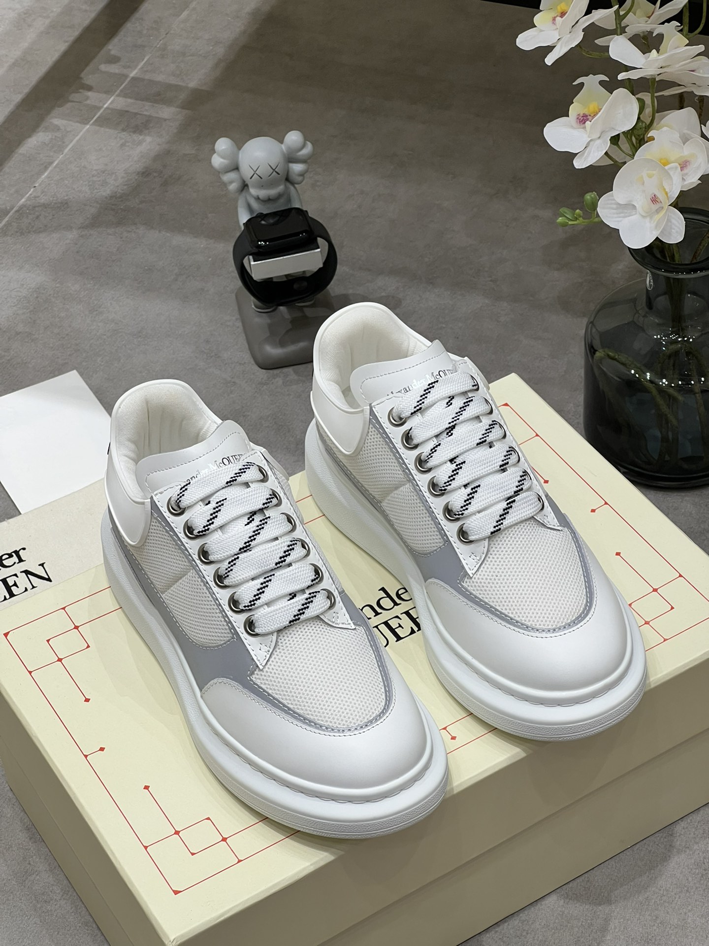 P mujer 280 hombre 290 🌈 versión alta 2022ss...Alex mc* nuevos pares de zapatos casuales ~ piel de vaca de s…
