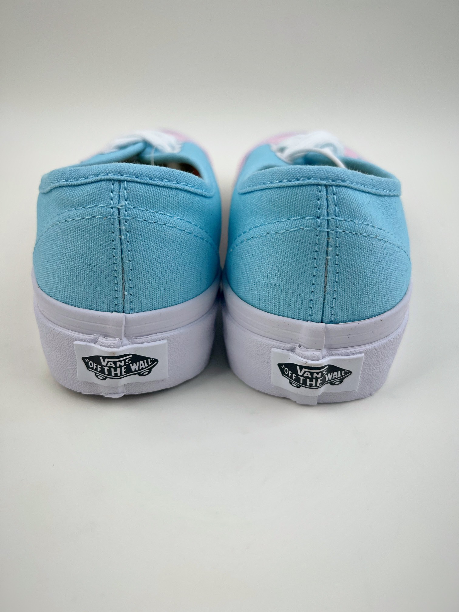 Vans new product milk blue taro purple color matching women's shoes Authentic low-top canvas shoes