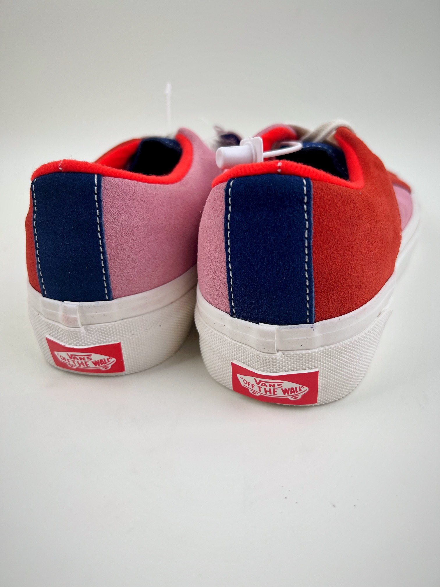 VANS Lampin 86 DX Vans men's and women's pink and blue stitching casual sports anti-fur skateboard shoes VN0A7Q4R9NR