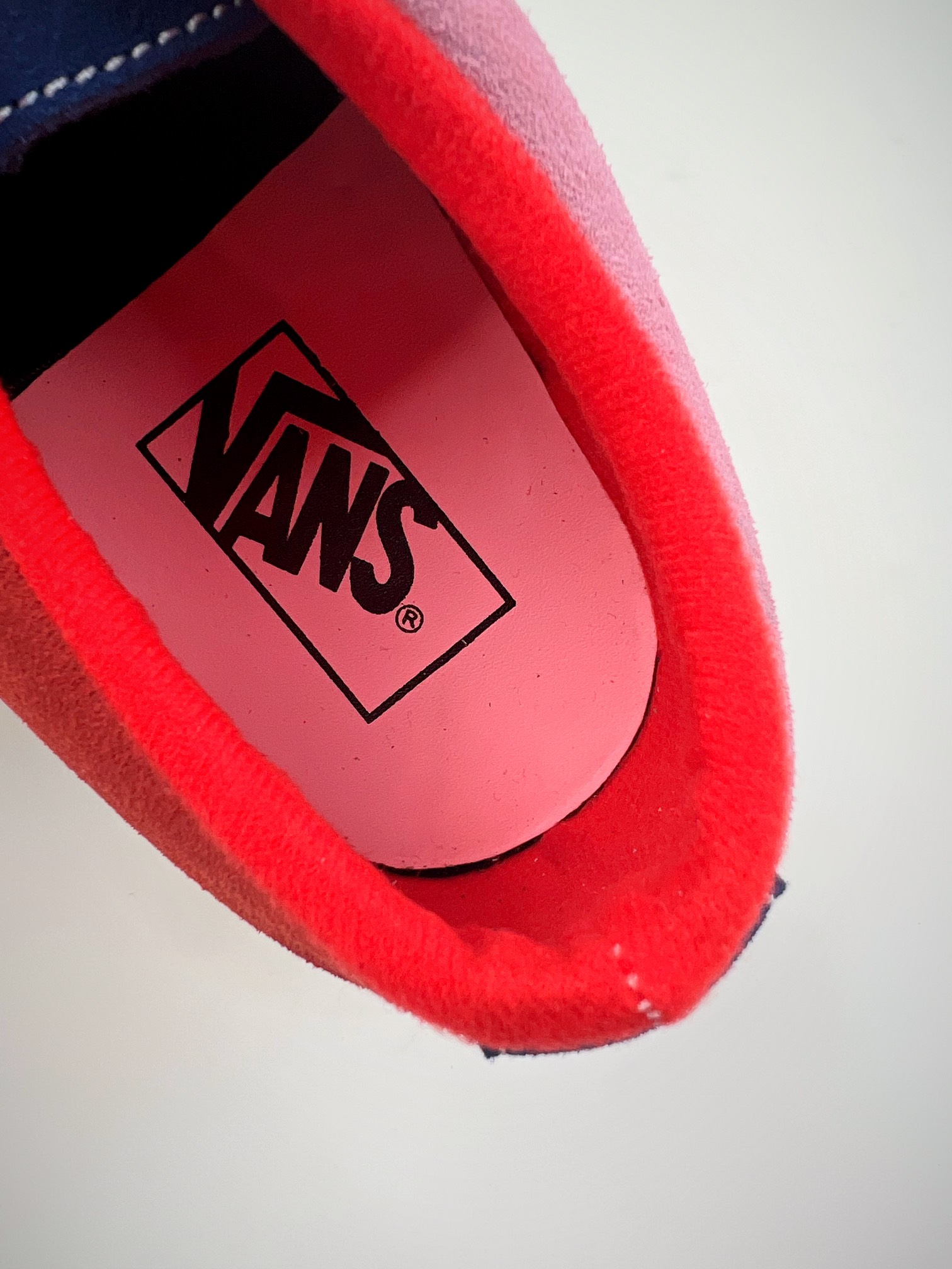 VANS Lampin 86 DX Vans men's and women's pink and blue stitching casual sports anti-fur skateboard shoes VN0A7Q4R9NR