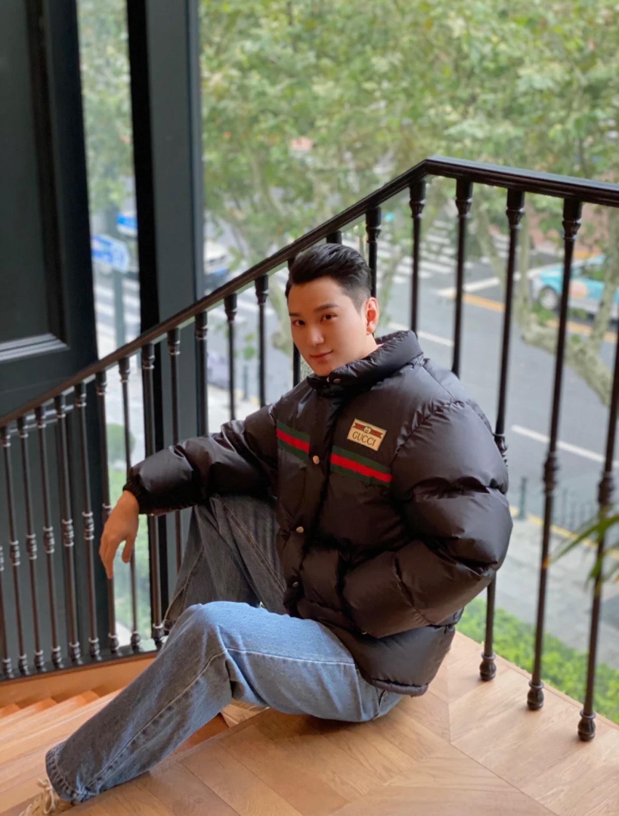 Guangzhou high-end 2023 autumn/winter down jacket, original 1:1 custom hardware, top 90% white duck down, unisex sizes 40-48. Excellent quality and comfort.-Big cat