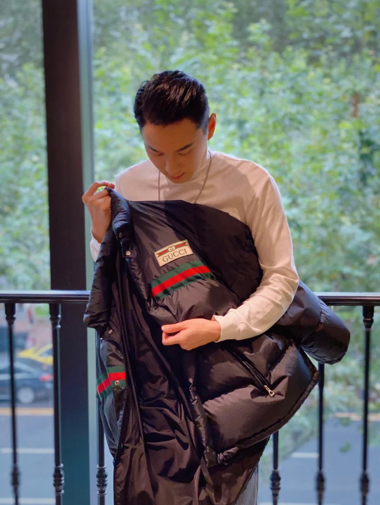 Guangzhou high-end 2023 autumn/winter down jacket, original 1:1 custom hardware, top 90% white duck down, unisex sizes 40-48. Excellent quality and comfort.-Big cat