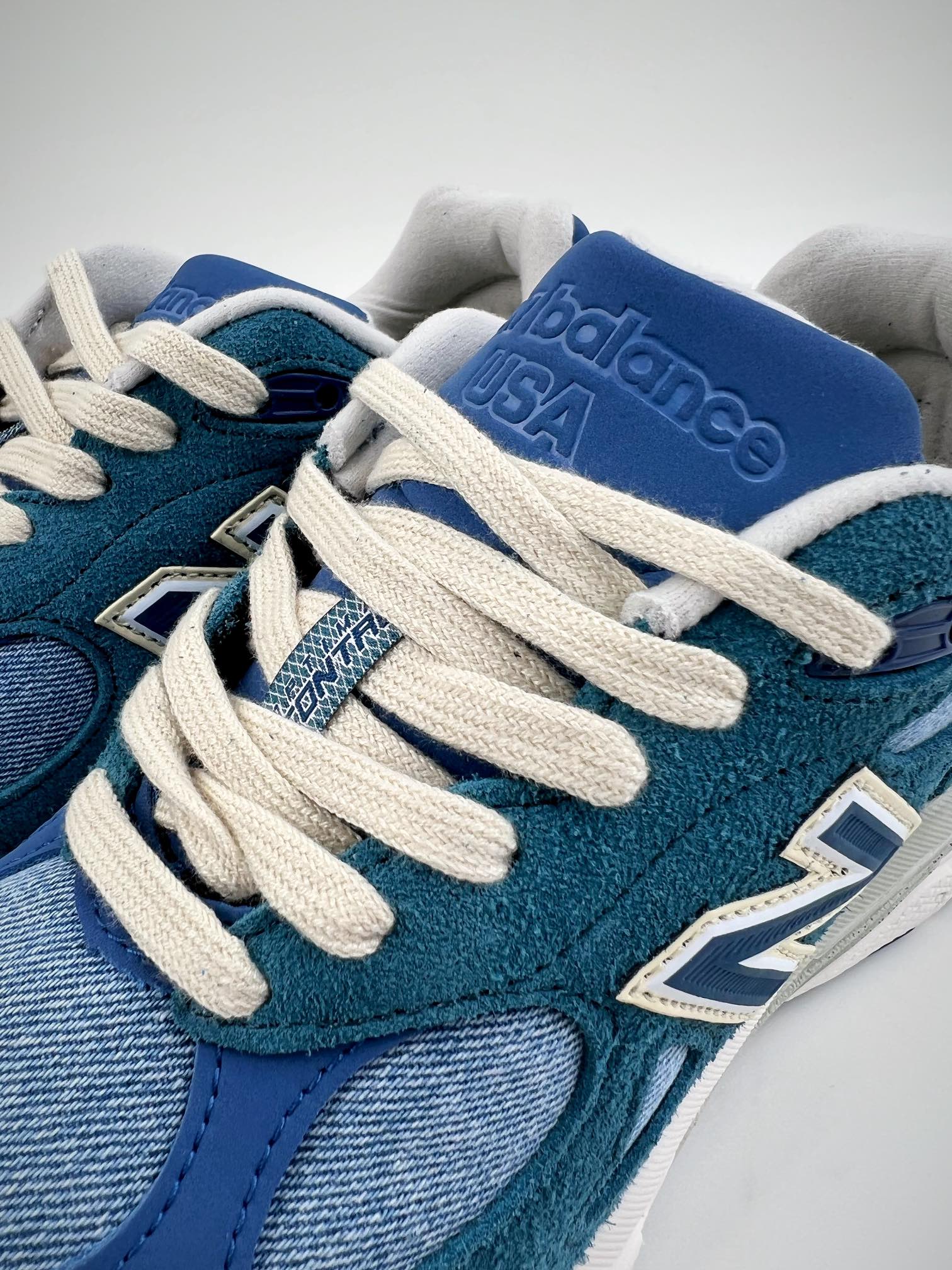 New Balance NB990 series Levi's denim blue joint retro casual running shoes M990LI3