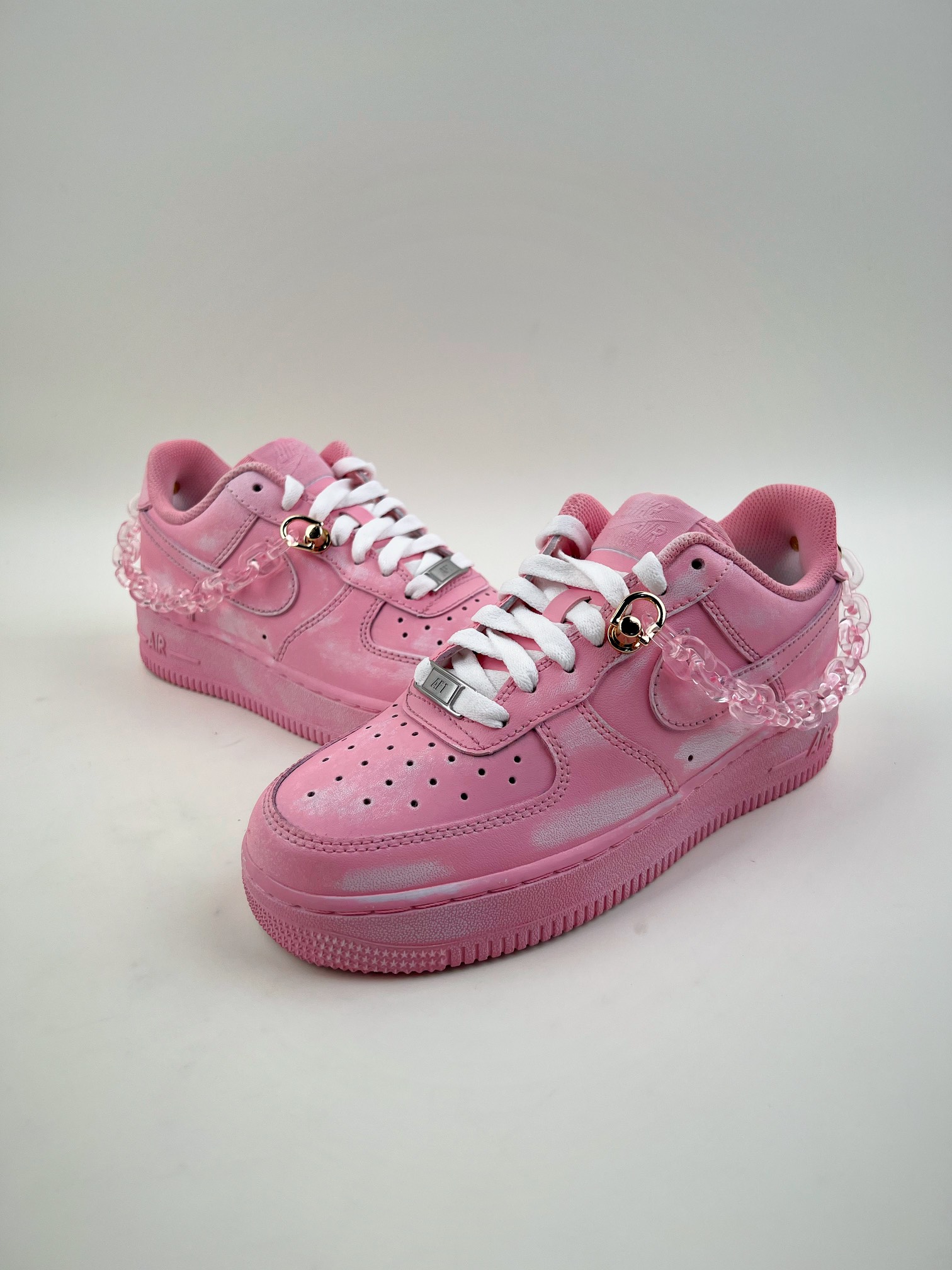 260 Nike Air Force 1 Low 07 粉色水晶链DD8959-100