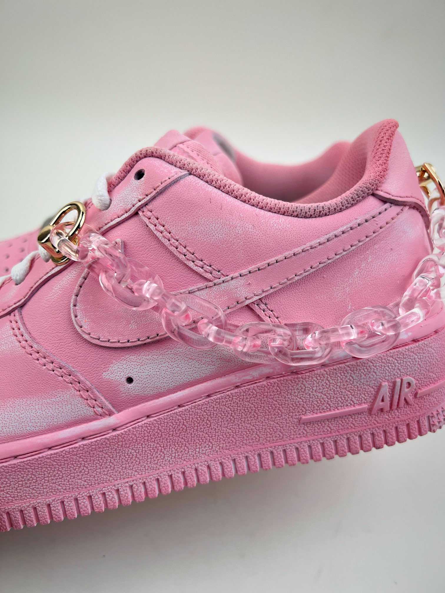260 Nike Air Force 1 Low 07 粉色水晶链DD8959-100