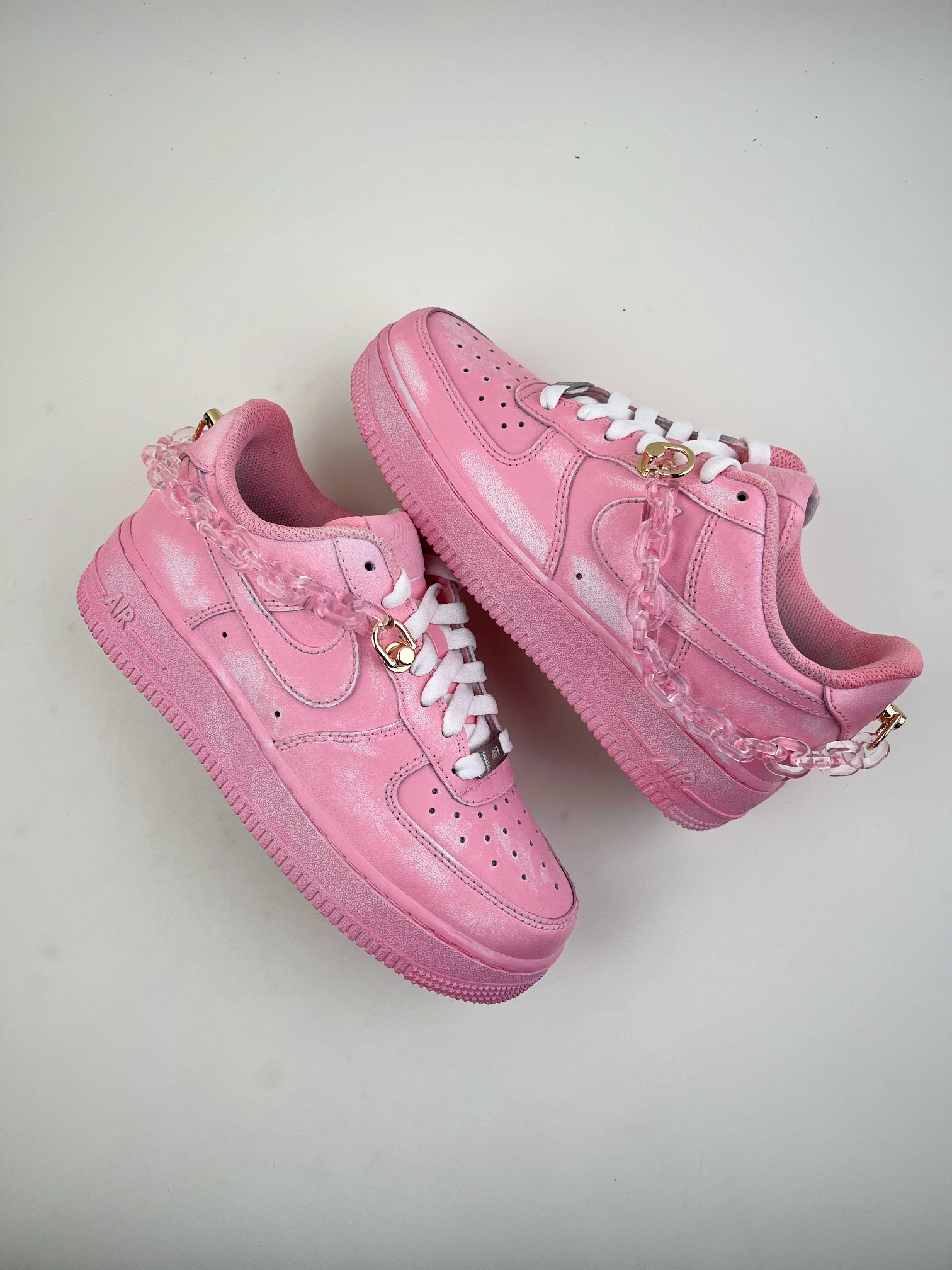 260 Nike Air Force 1 Low 07 粉色水晶链DD8959-100