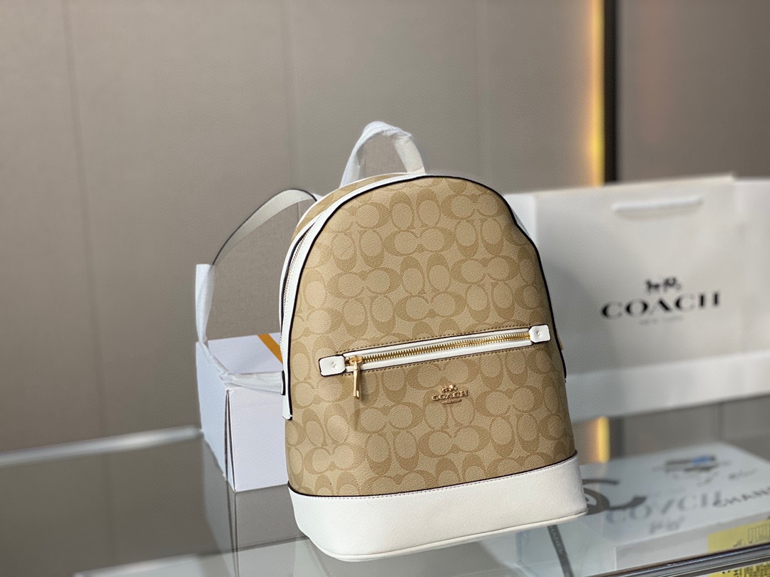 K0  Coach 蔻驰 双肩包 coach容量超级可 个性且辨识度超高 适合日常出街 男女皆可 尺寸26 34