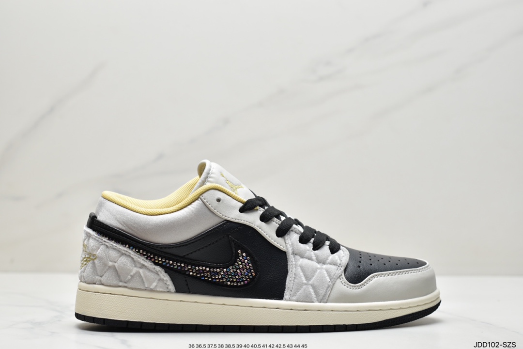 120 耐克NK Air Jordan 1 Low”Breathe/Triple White”AJ1乔丹一代篮球鞋 DC0774