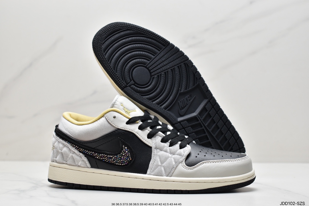 120 耐克NK Air Jordan 1 Low”Breathe/Triple White”AJ1乔丹一代篮球鞋 DC0774