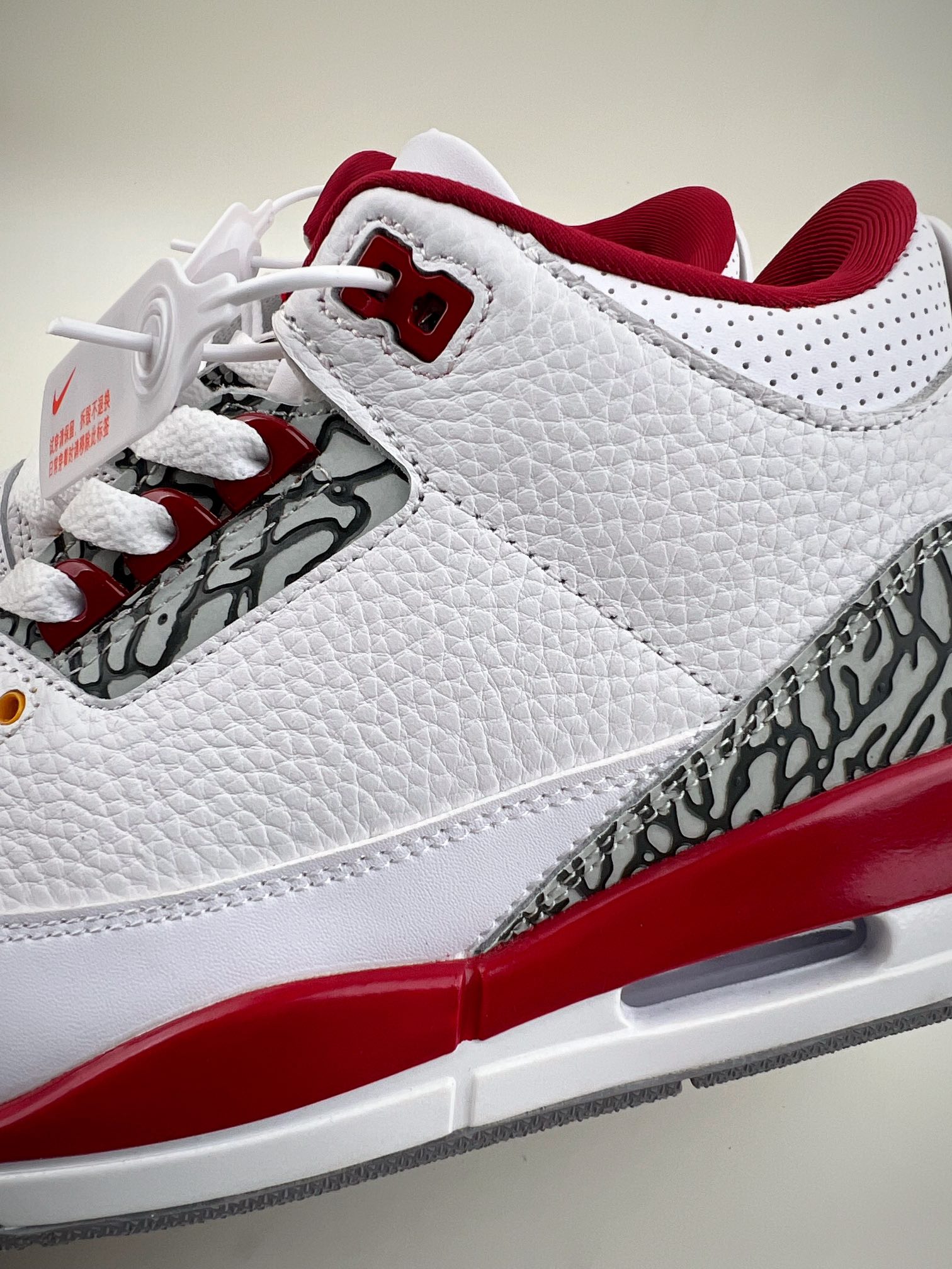 280 Air Jordan 3 Retro”Cardinal Red” 白酒红 CT8532-126