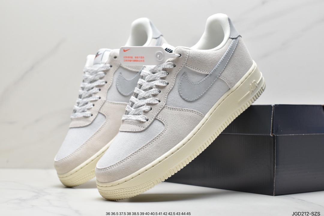 180 耐克Nike Air Force1 空军一号 白蓝 低帮休闲板鞋 DJ3911-101