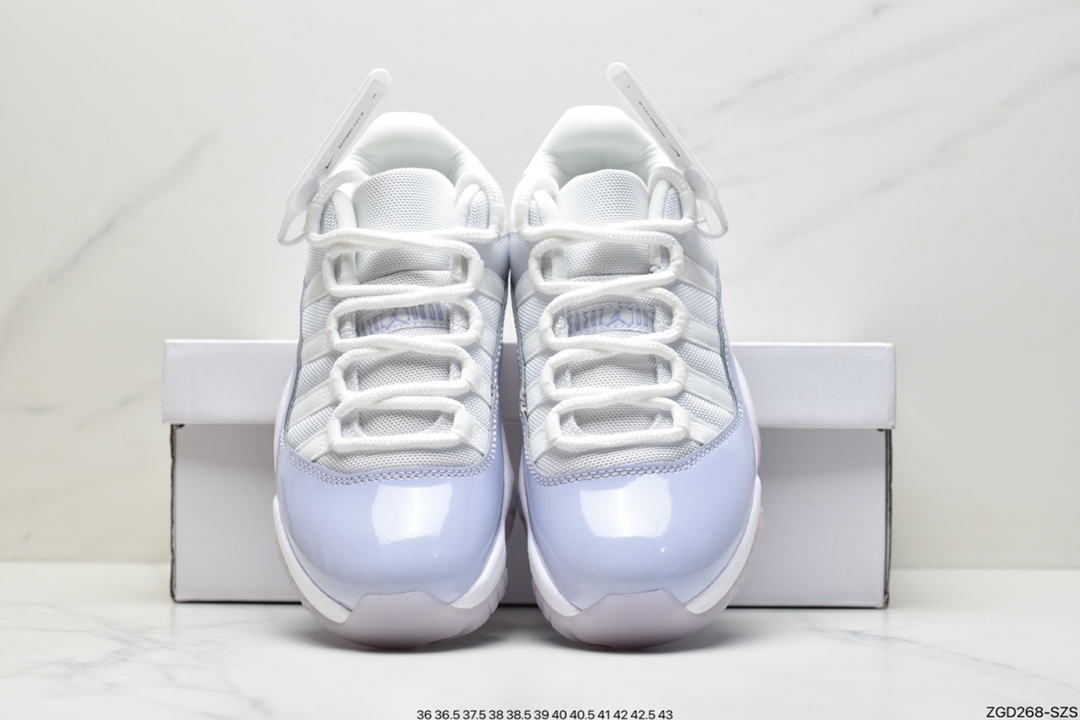 290 Air Jordan 11 Retro Low AJ11乔11 康扣 黑白低帮 男子文化篮球鞋 528895