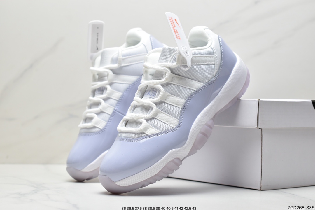 290 Air Jordan 11 Retro Low AJ11乔11 康扣 黑白低帮 男子文化篮球鞋 528895