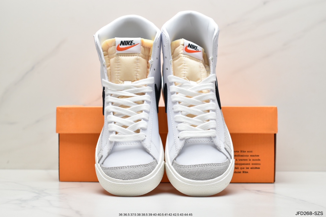 170 Nike Blazer MID 77 Vntg开拓者涂鸦高帮 复古经典中帮百搭休闲运动板鞋CW7580-101