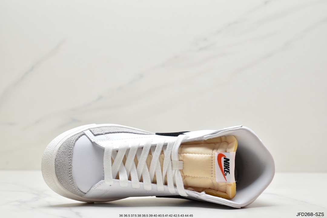 170 Nike Blazer MID 77 Vntg开拓者涂鸦高帮 复古经典中帮百搭休闲运动板鞋CW7580-101