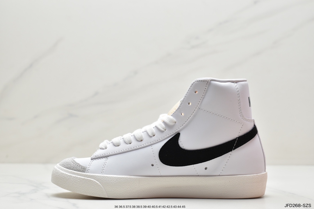 170 Nike Blazer MID 77 Vntg开拓者涂鸦高帮 复古经典中帮百搭休闲运动板鞋CW7580-101