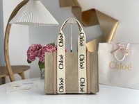 High Quality Customize
 Chloe Handbags Tote Bags Replica Sale online
 Apricot Color Black Pink White Canvas Cotton Linen Woody Casual