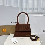 Jacquemus Bags Handbags Quality AAA+ Replica
 Chocolate color Gold Frosted Vintage C168879