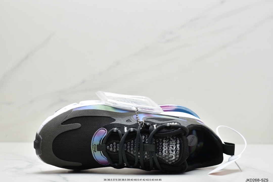 160 Nike Wmns Air Max 270 React ”White/Light Blue”270瑞亚赛车DD8498-161