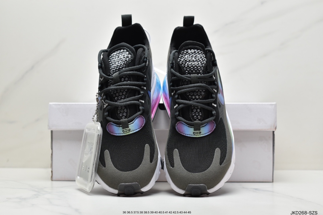 160 Nike Wmns Air Max 270 React ”White/Light Blue”270瑞亚赛车DD8498-161