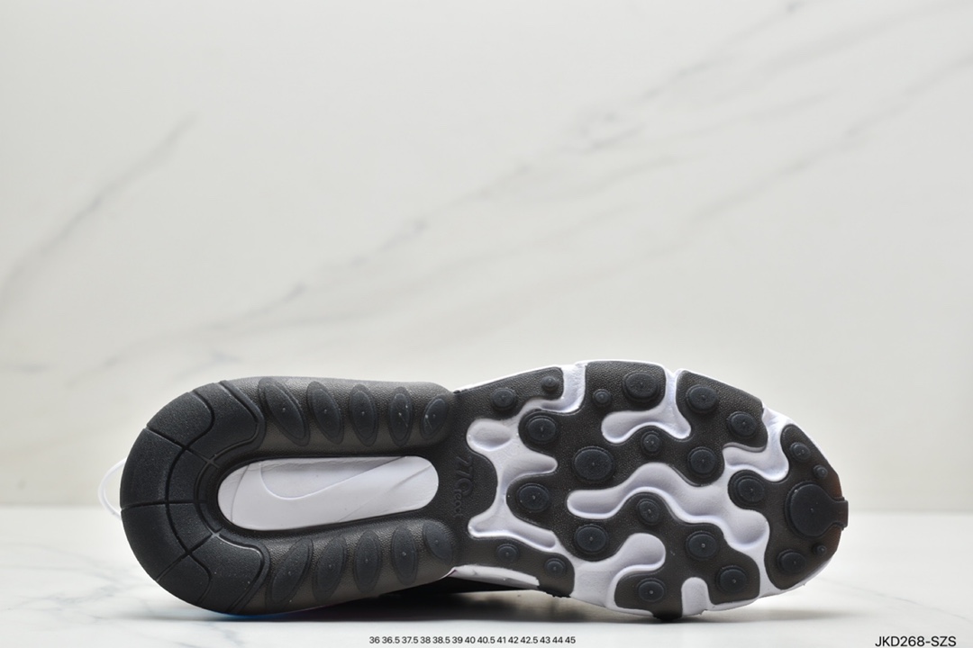 160 Nike Wmns Air Max 270 React ”White/Light Blue”270瑞亚赛车DD8498-161