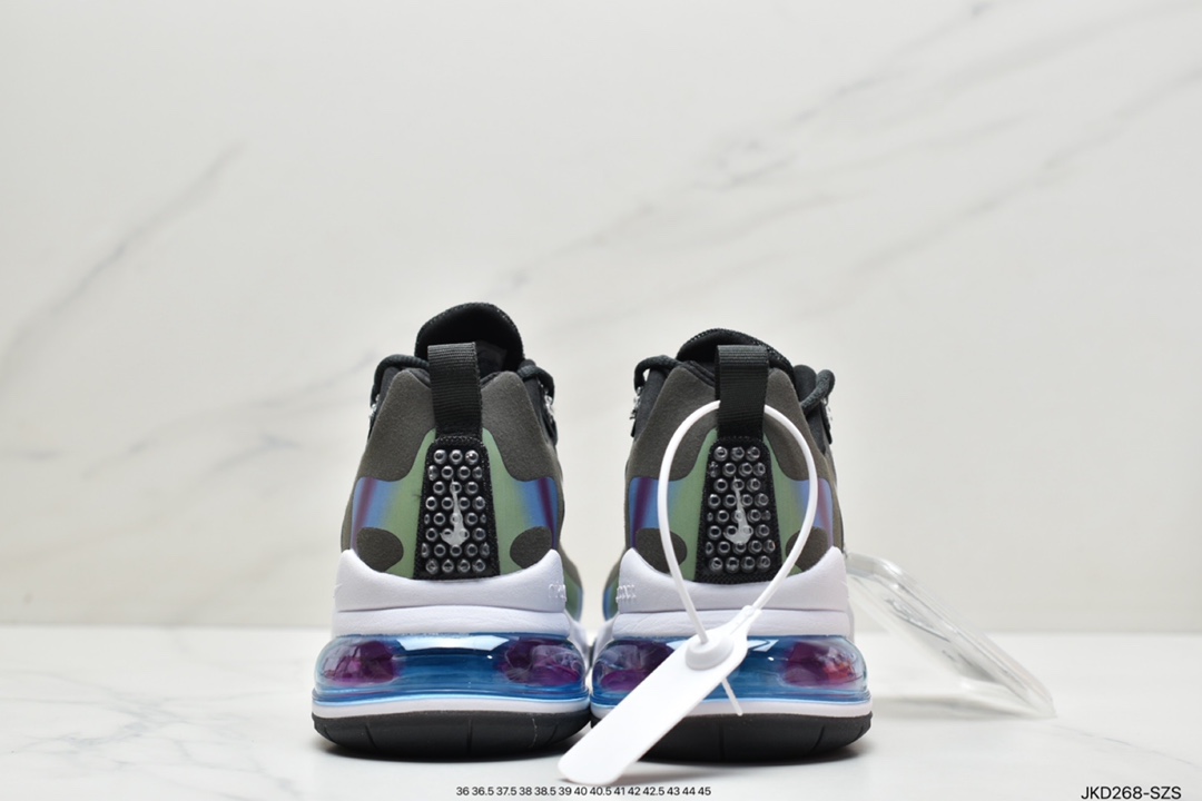 160 Nike Wmns Air Max 270 React ”White/Light Blue”270瑞亚赛车DD8498-161