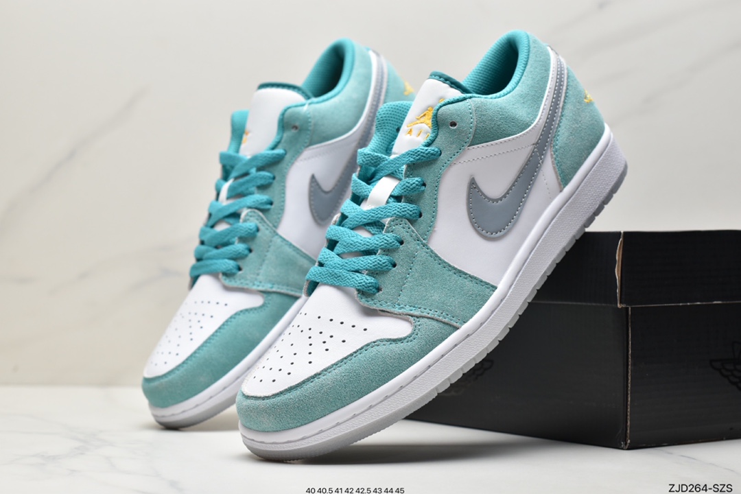 240 Air Jordan 1 Low 新配色 蒂芙尼蓝色AJ1乔1低帮休闲板鞋 DN3705-301