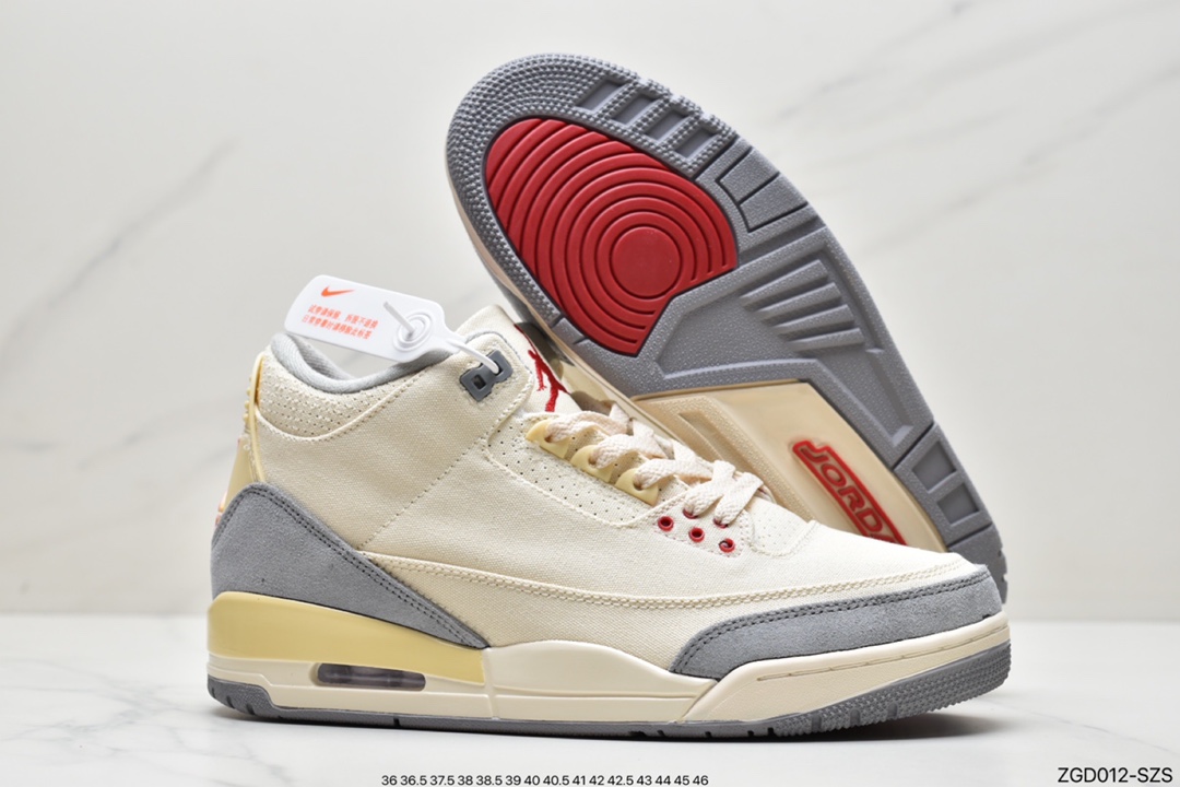 290 Air Jordan 3 JTH Justin Timberlake&Tinker Hatfheld 白手稿联名CT8532