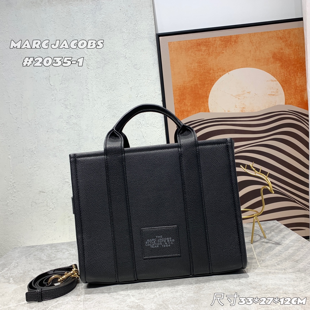 450 MJ荔枝纹牛皮托特包-MARC JACOBS- the traveler tote bag托特包 02035-1