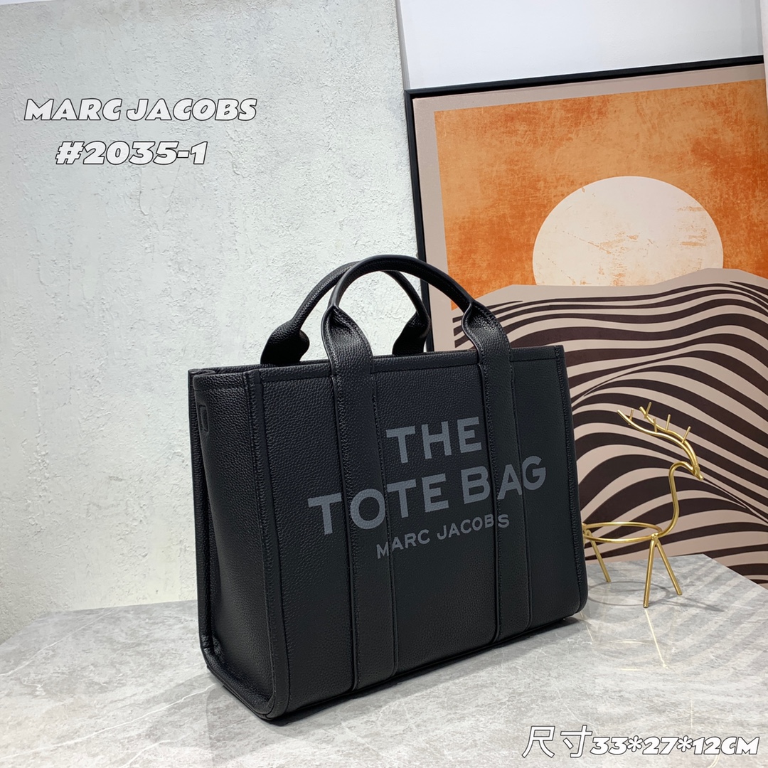 450 MJ荔枝纹牛皮托特包-MARC JACOBS- the traveler tote bag托特包 02035-1