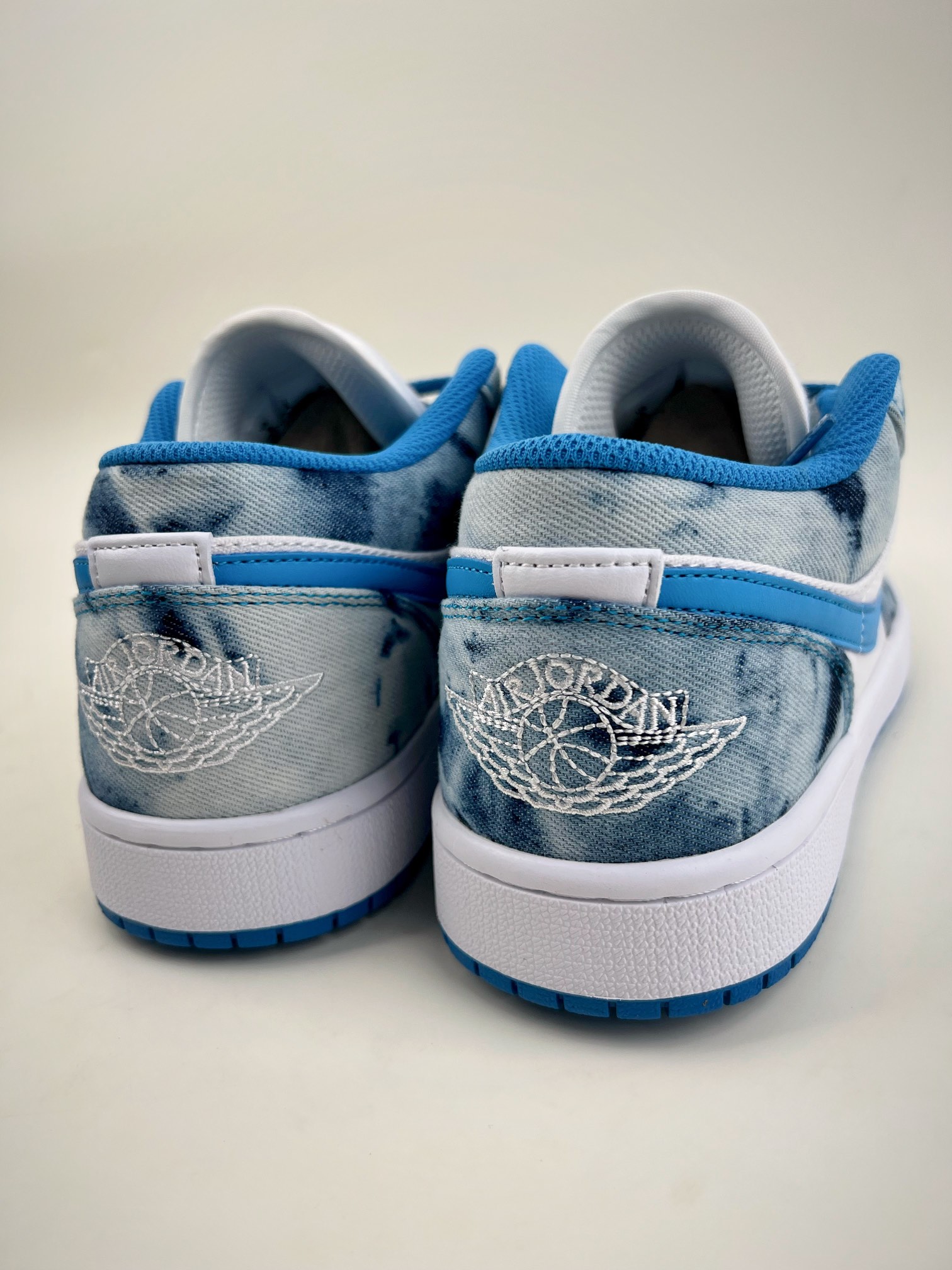 Air Jordan 1 Low Washed Denim Denim Blue AJ1 Joe 1 Low Top Casual Sneakers DM8947-100