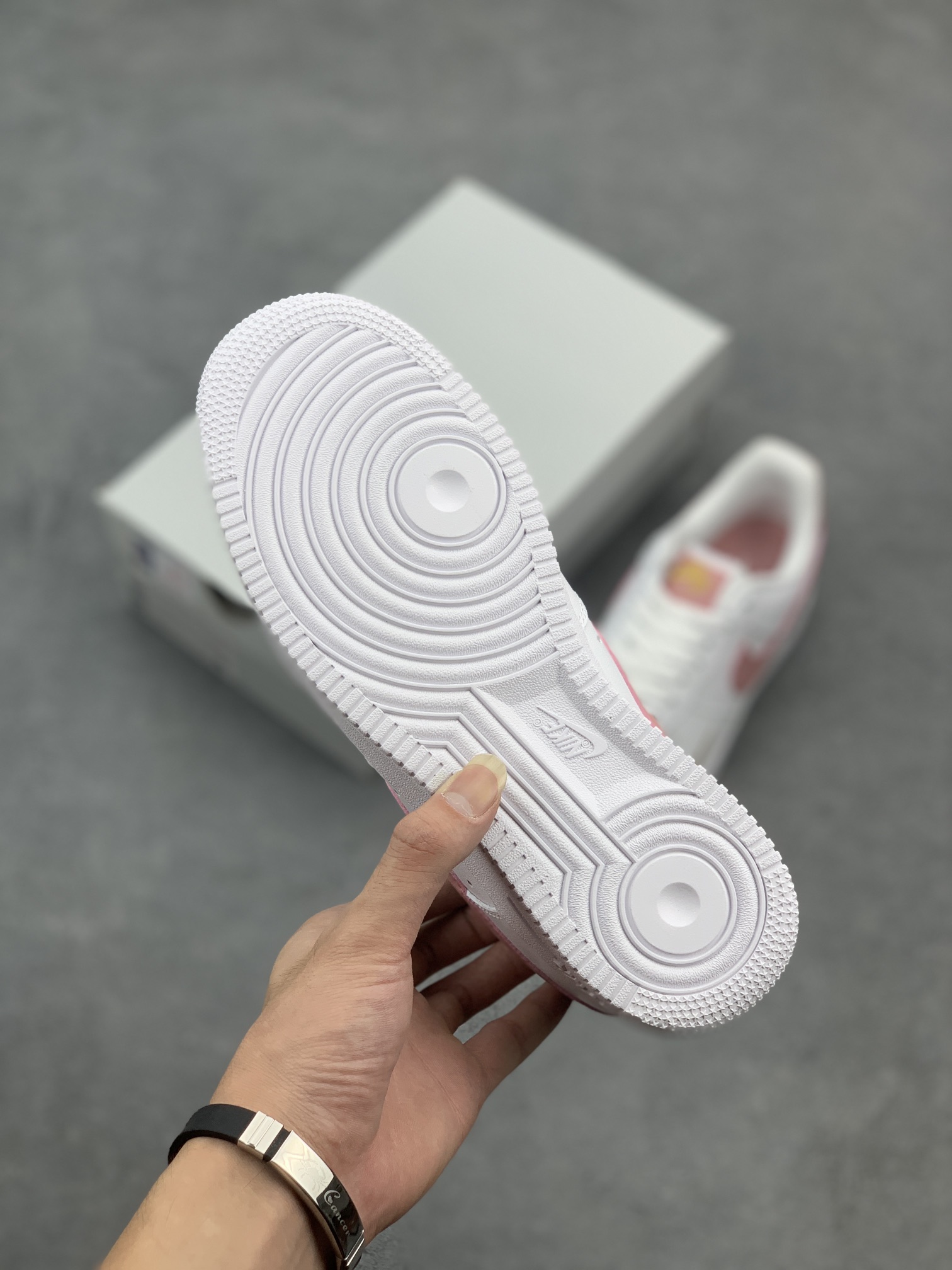 Nike Air Force 1 Low White Pink Gold Casual Sneakers CZ0270-103 7 i1661622588 739 5
