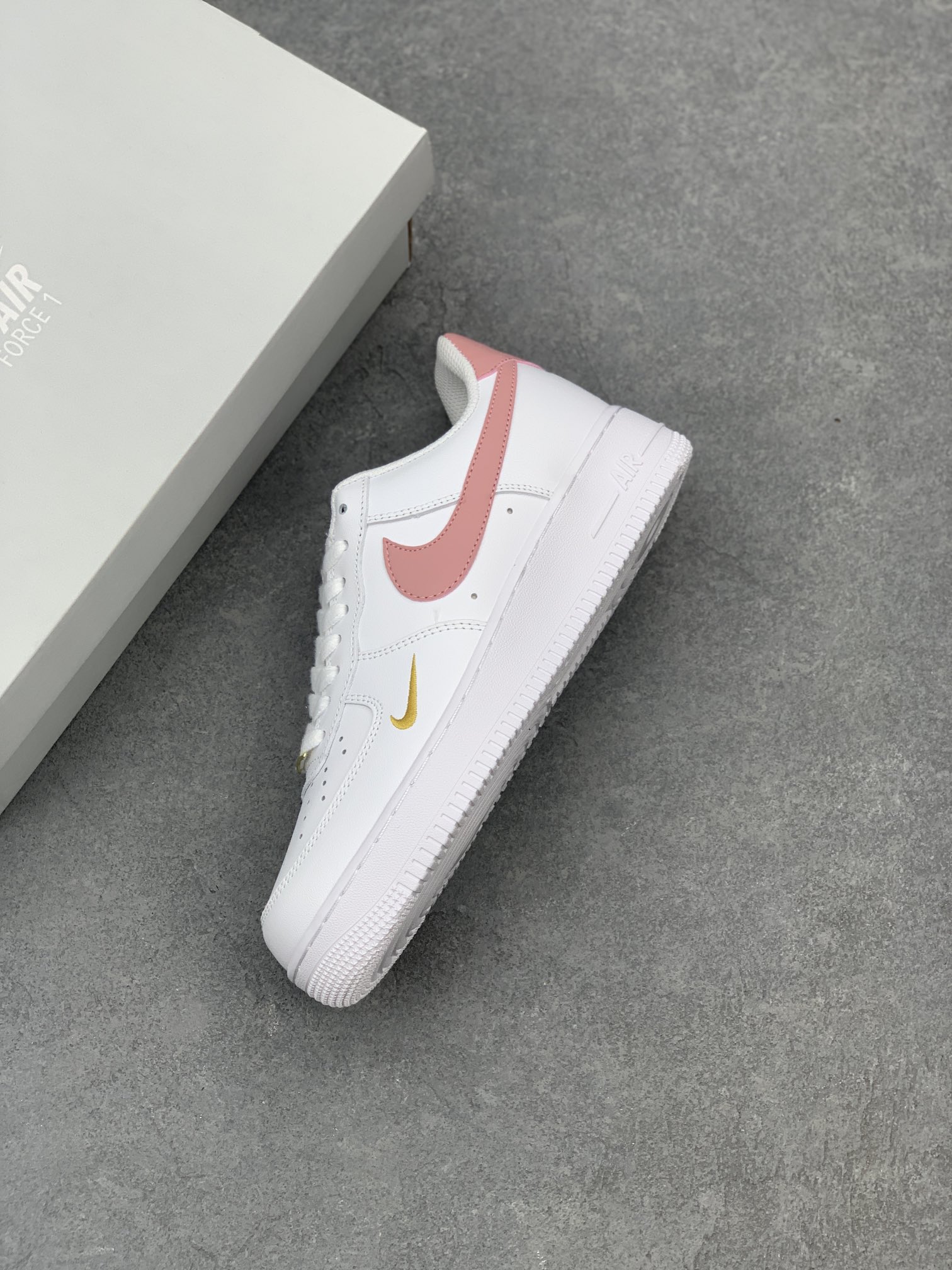 Nike Air Force 1 Low White Pink Gold Casual Sneakers CZ0270-103 8 i1661622588 9345 6