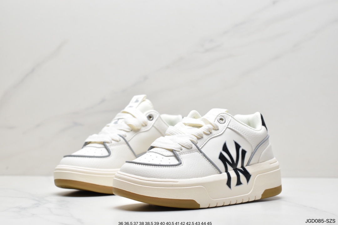 MLB Chunky Liner New York Yankees senior shoes series low-top daddy style 3ASXCA12N-50WHS