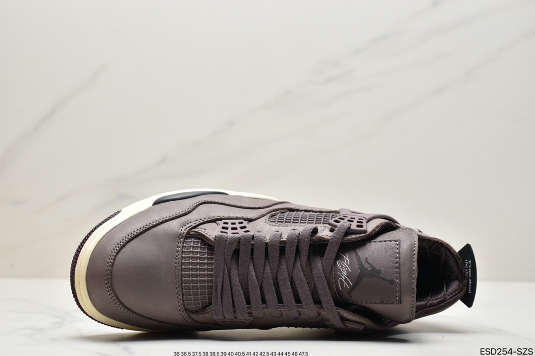 420 A Ma Maniére x Air Jordan AJ4 Retro SP”Violet Ore” 酒红暗紫矿石黄 DV6773-220