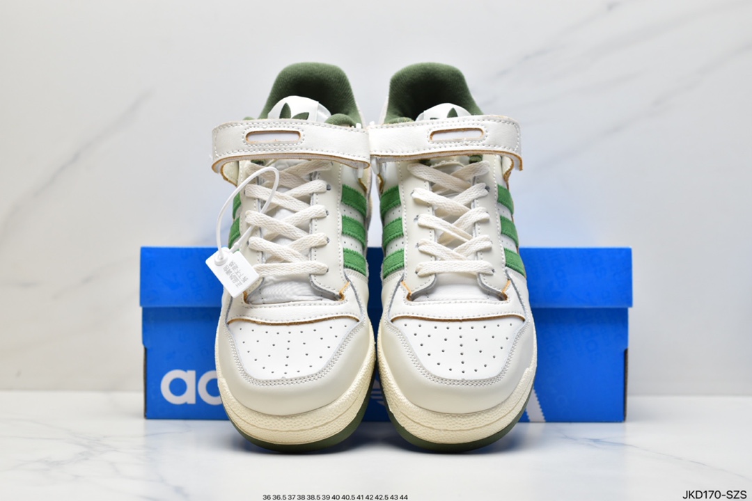 Adidas clover Originals Forum 84 Low Roman series Velcro low-top sneakers GX2161