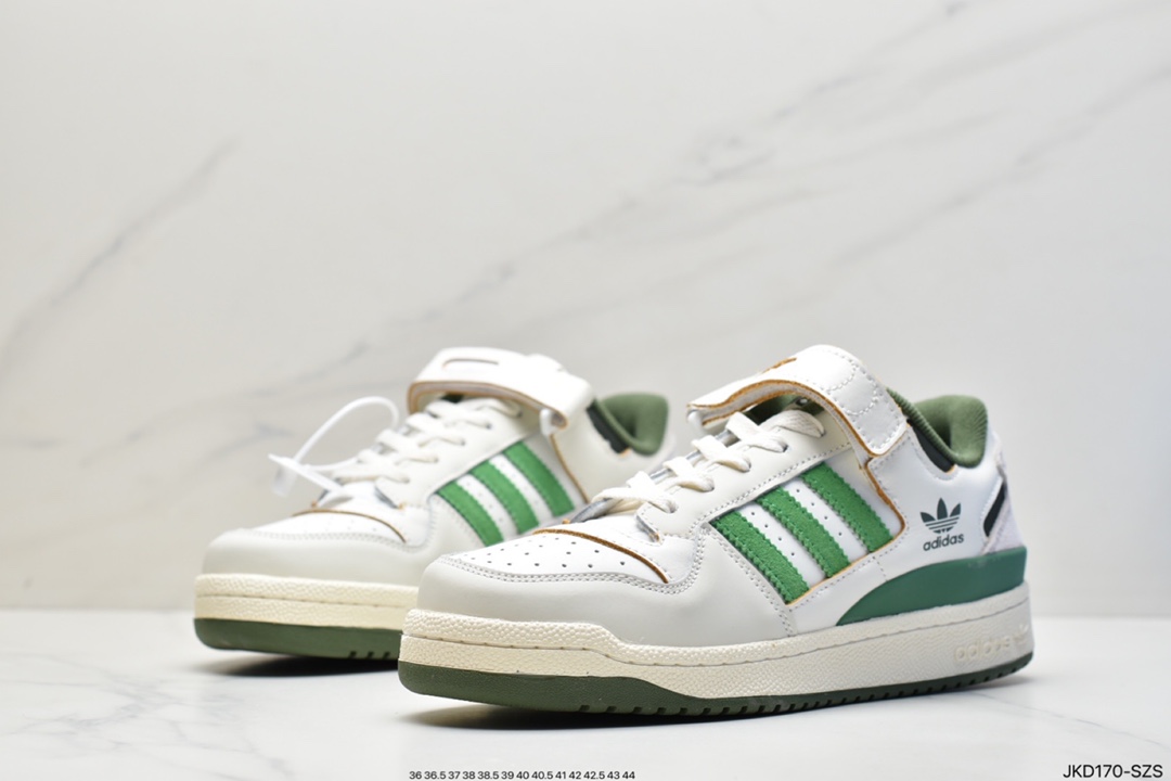 Adidas clover Originals Forum 84 Low Roman series Velcro low-top sneakers GX2161