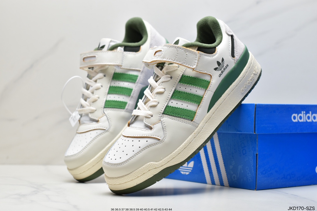 Adidas clover Originals Forum 84 Low Roman series Velcro low-top sneakers GX2161