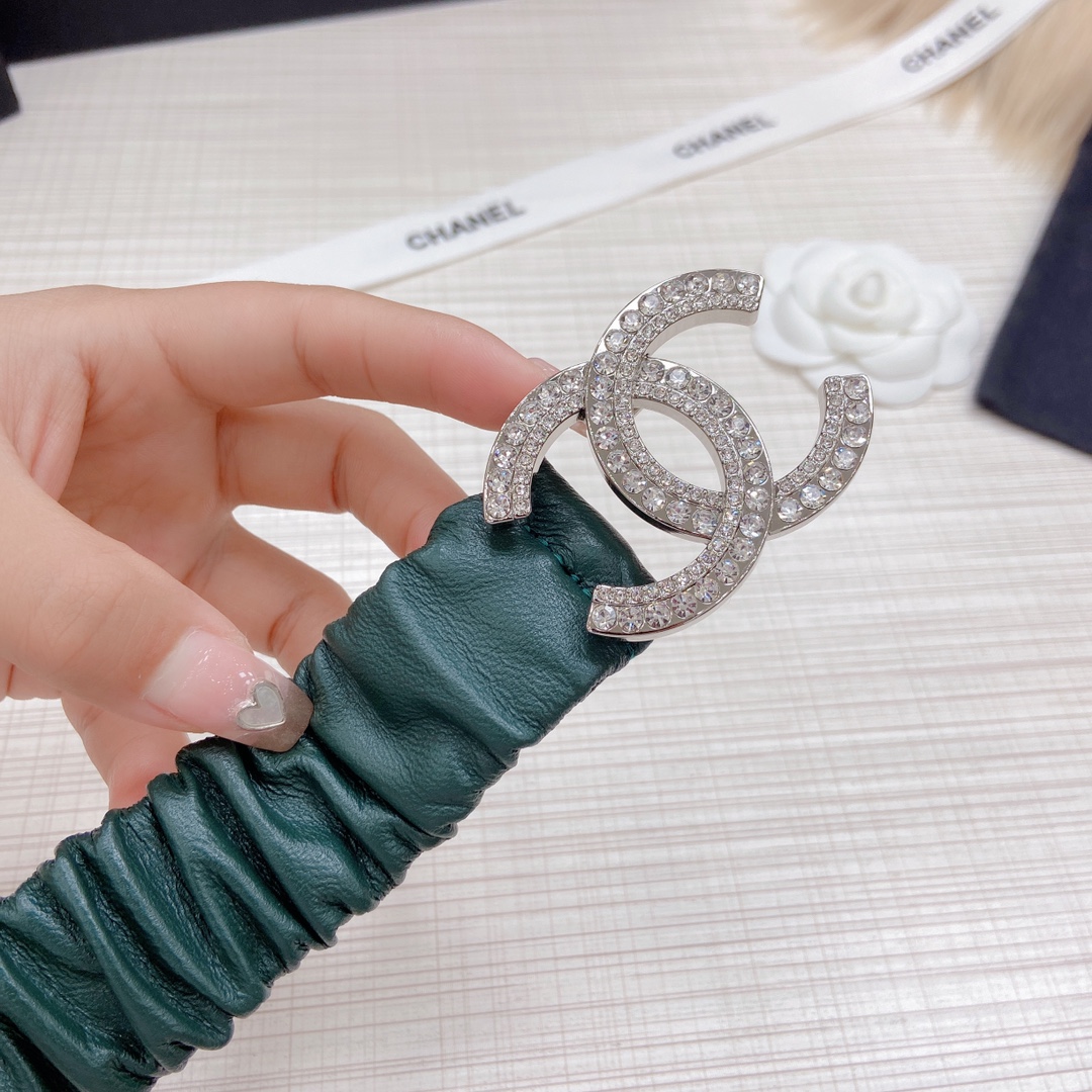 配全套包装礼盒香奈儿弹力带官网新款双