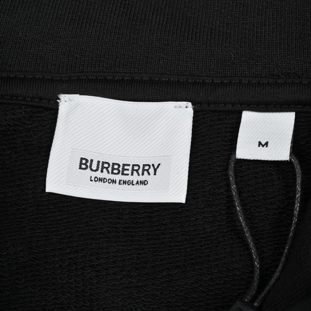 Burberry巴宝莉秋冬新款字母印花连帽卫衣