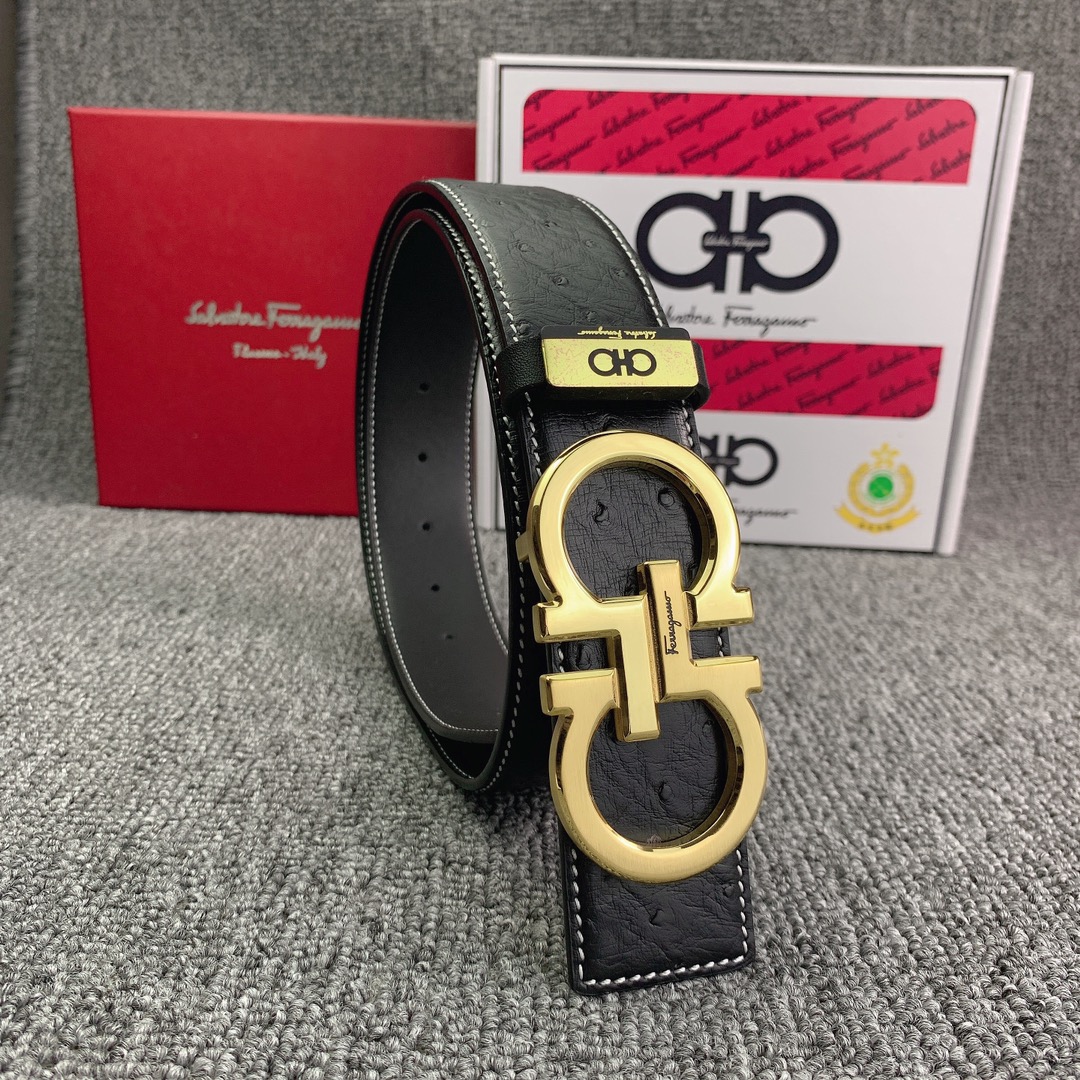 品名菲拉格幕原单材质原单牛皮腰带百分