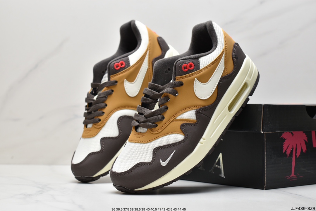 135 Patta x Nike Air Max 1“Monarch”复古休闲跑步鞋DH1348-101