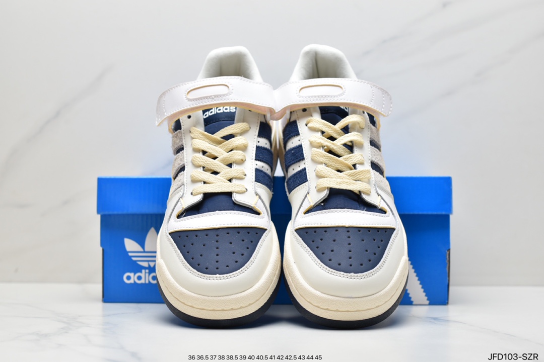 Adidas Clover Originals Forum 84 Low Roman Series Velcro Low Help GX2161