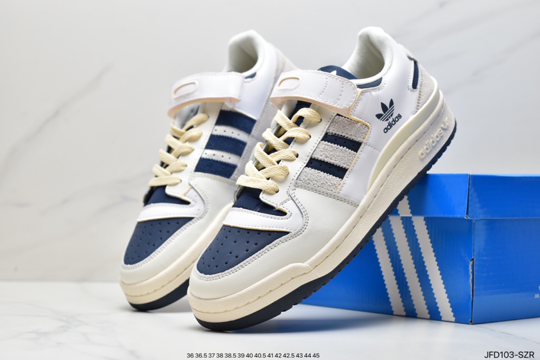 Adidas Clover Originals Forum 84 Low Roman Series Velcro Low Help GX2161