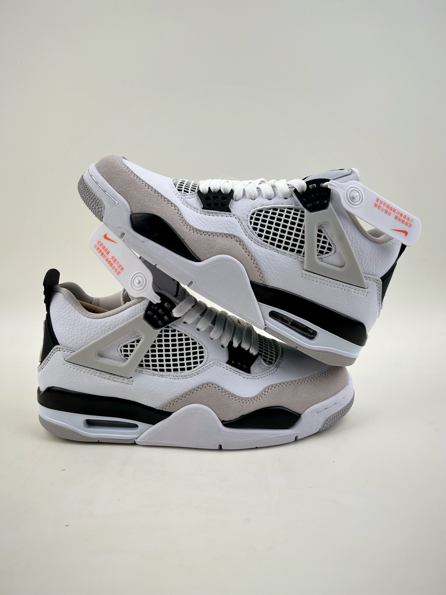 240 Air Jordan 4 Retro“Military Black” 灰白黑小白水泥配色 DH6927-111