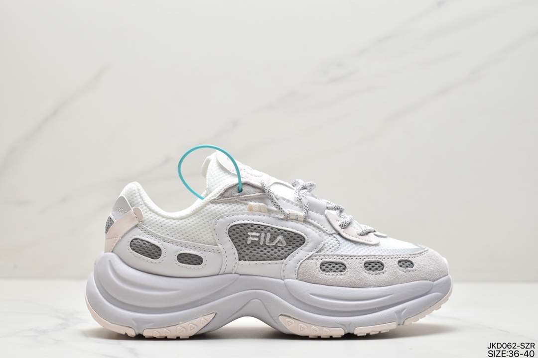 160 FILA 网红单品 小红书推荐爆款 FILA斐乐情侣款老爹鞋女鞋火星鞋F12W221118FBG