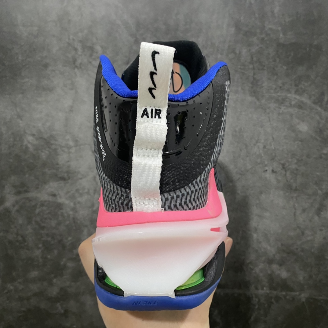 图片[4]-K版纯原 独家出货 Nike Air zoom G.T.Jump EP 实战篮球鞋 黑蓝粉 独家私模开发 定制梭织面料 十分透气 真纤维气垫加持 脚感无敌 百分之百还原原版味道 货号：DX4111-064 尺码：39-46-选品中心
