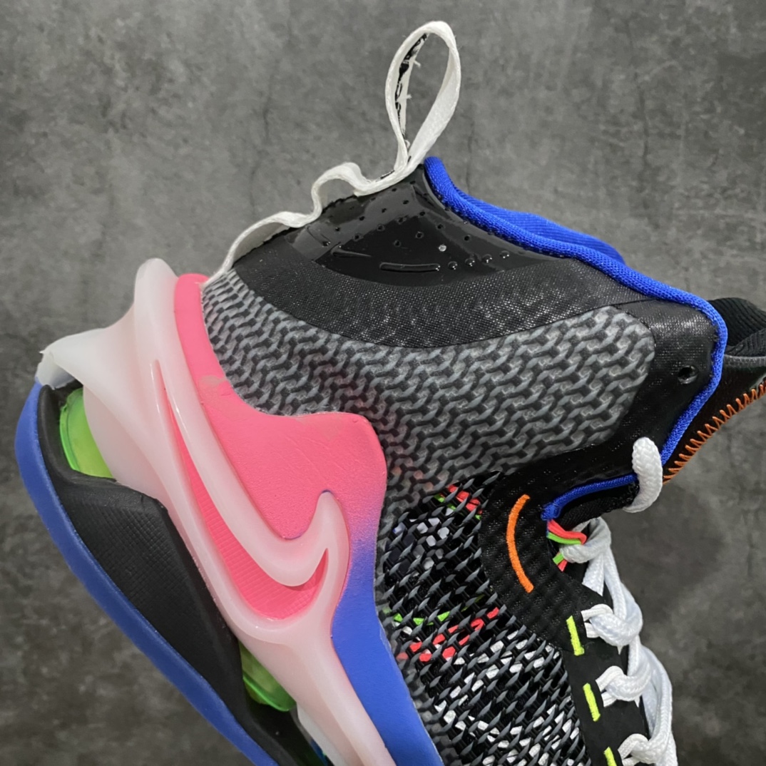 图片[7]-K版纯原 独家出货 Nike Air zoom G.T.Jump EP 实战篮球鞋 黑蓝粉 独家私模开发 定制梭织面料 十分透气 真纤维气垫加持 脚感无敌 百分之百还原原版味道 货号：DX4111-064 尺码：39-46-选品中心