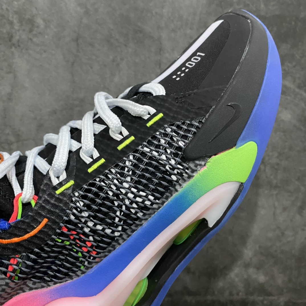 图片[6]-K版纯原 独家出货 Nike Air zoom G.T.Jump EP 实战篮球鞋 黑蓝粉 独家私模开发 定制梭织面料 十分透气 真纤维气垫加持 脚感无敌 百分之百还原原版味道 货号：DX4111-064 尺码：39-46-选品中心