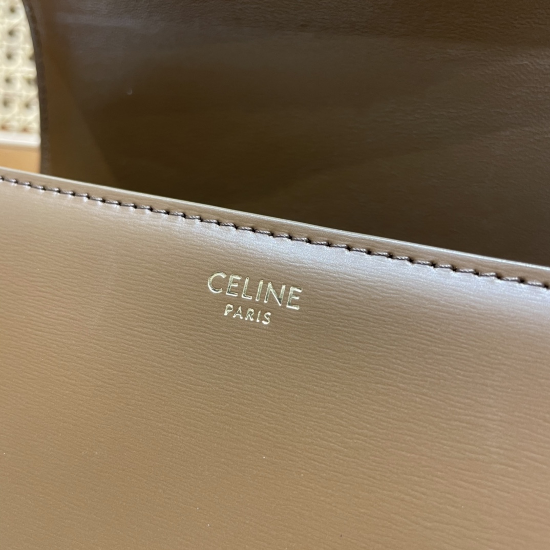 CELINE TEEN TRIOMPHE 18.5CM BAG 188423焦糖色